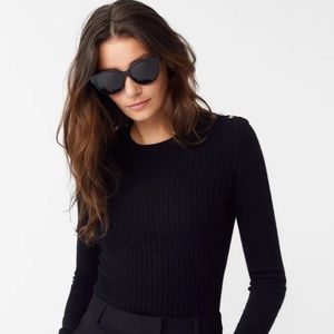 J. Mclaughlin Cashmere Seaspray Sweater NWT black